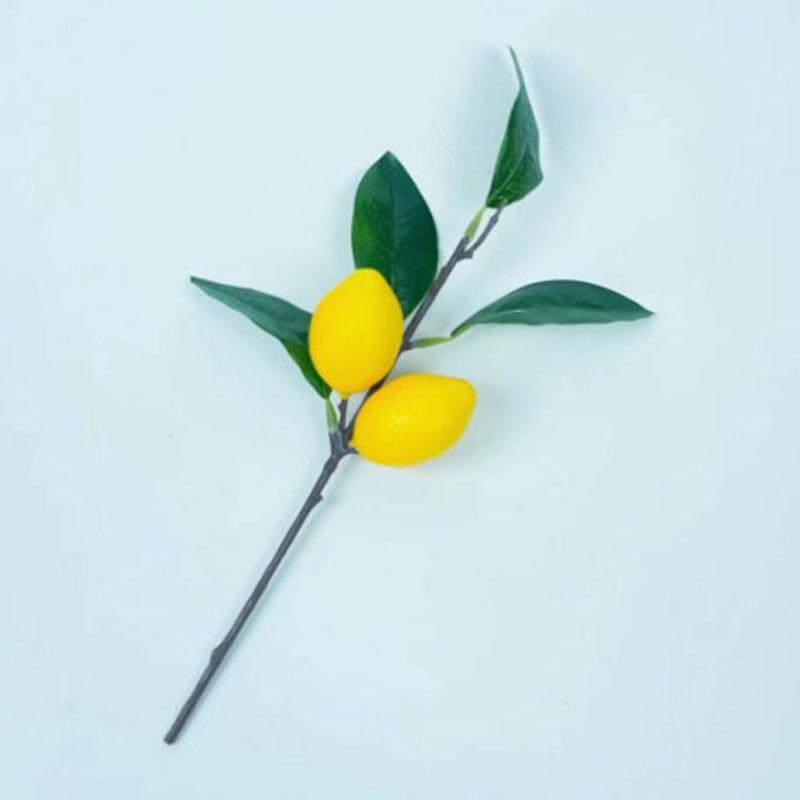 25CM Simulation Fruit Tree Branches and Leaves Hotel Greenery Living Room Model Room Ornaments