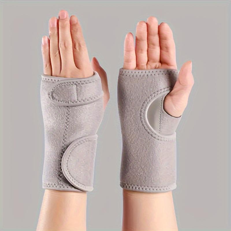 

2-Pack Adjustable Wrist Support Braces With Splint, 29.97 Cm Breathable Carpal Tunnel Wrist Stabilizer Q2914QQ-