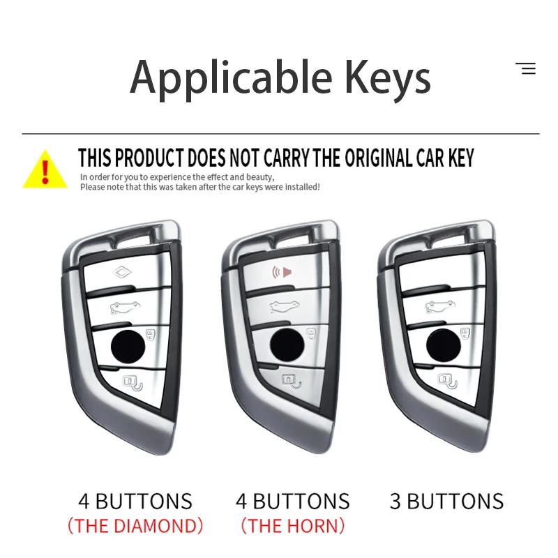 Soft TPU Car Key Case Cover Shell for BMW X1 X3 X4 X5 F15 X6 F16 G30 7 Series G11 F48 F39 520 525 f30 118i 218i 320i Accessories nlvc53