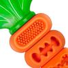 Xiaobudian Dog Squeaky Chew Toys for Aggressive Chewers, Latex Carrot Shape Teething Training Toy, Interactive Tough Toy Puppy Medium Dogs