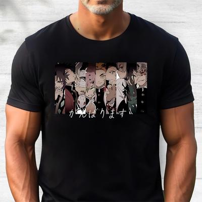 Demon Slayer Hashira T-Shirt – Cooles Kimetsu no Yaiba Anime Grafik-T-Shirt für Fans Unisex T-Shirt