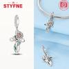 Copper Virgin Praying Hands Dangle Cross Pendant Beads Charm Fit Original Charms Bracelet Diy Fine Jewelryfor Women Gifts
