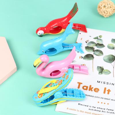 Kunststoff-Strandhandtuch-Clips für Sonnenliegen, Sonnenliegen, Tier-dekorative Wäscheklammer