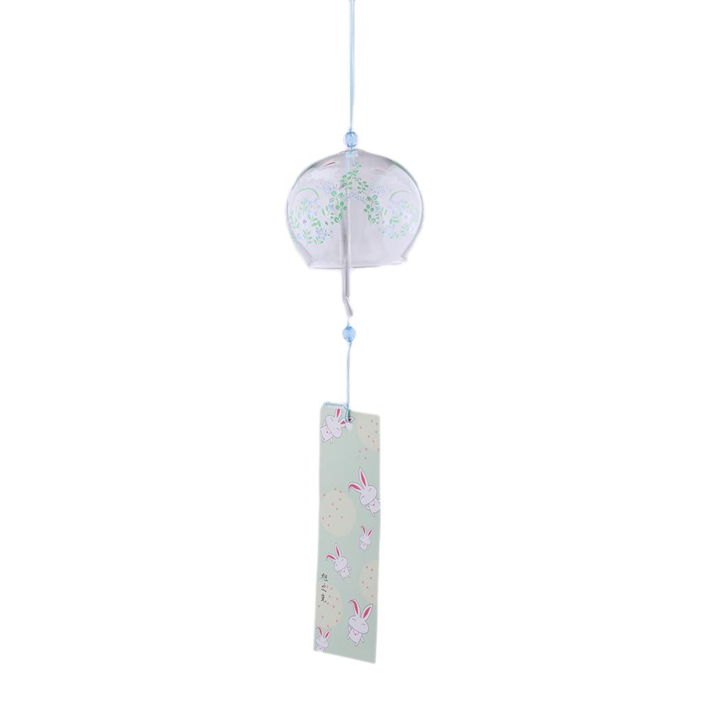 Japanese Wind Bell Japan Wind Chimes Handmade Glass Furin Home Decors Spa Kitchen Office Decor