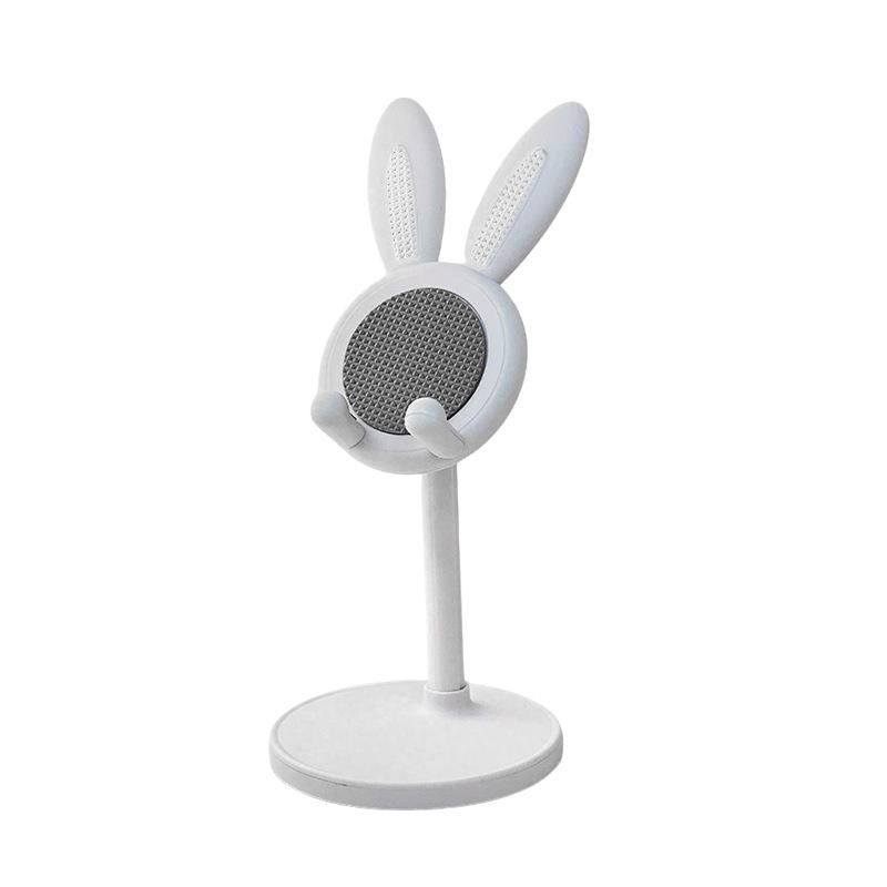 Support de téléphone portable Lapin Mignon - Cadre de support surélevé pour bureau Personne Paresseuse - Support de téléphone portable pour personne paresseuse