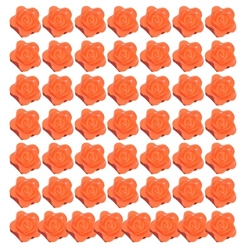 

50pcs Plant Climbing Wall Fixtures Clips With ABS Resin For Indoor And Outdoor Use for Supporting Stem помаранчевий/Яскраво-рожевий