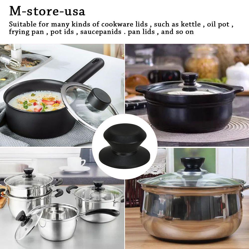 2Pcs Kitchen Tool Knob Screw Cookware Pot Lid Knob Pot Lid Handle Handgrip Circular Holding