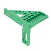 3D Multi Angle Measuring Ruler Green Metric Scale Multifunctional Woodworking Square with