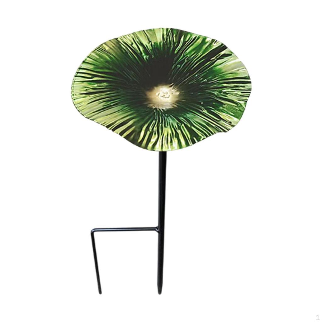 Vogelbad Feeder Abnehmbare Stake Boden Feeder Schüssel mit für Hof Geschenke