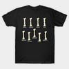 Asian Size Men Print T-shirt Hand Drawn Types Of Fractures White Text No-Cut Heat Transfer Print Cotton Tshirt