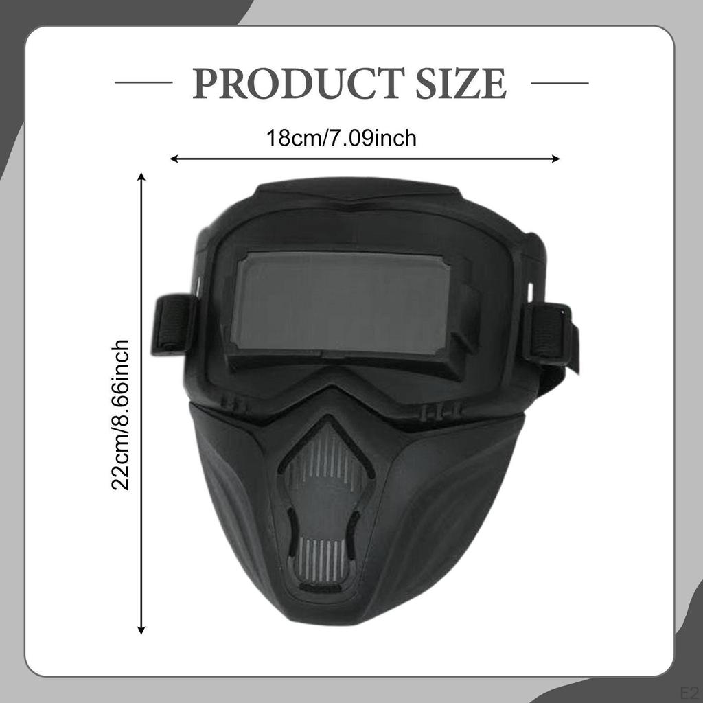 Face Cover Helmet Welder Hood Adjustable Guard Detachable Lightweight Headgear Anti Impact