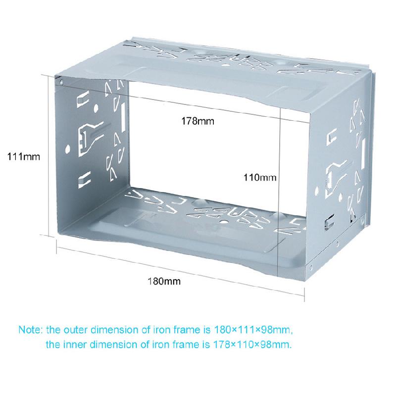 2Din Car Stereo Panel for Car Radio DVD Player Mounting Frame Install Dash Bezel