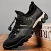Mesh Breathable Men's Shoes Spring Fashion Platform Casual Shoes Teenagers One Pedal Light and Comfortable Shoes