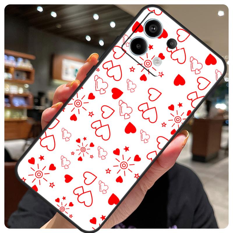 Heart Cartoon Girls Case For Xiaomi Redmi Note 14 10 11 12 13 15 Pro Plus Cover For Redmi 15 15C 14C 10C 12C 13C