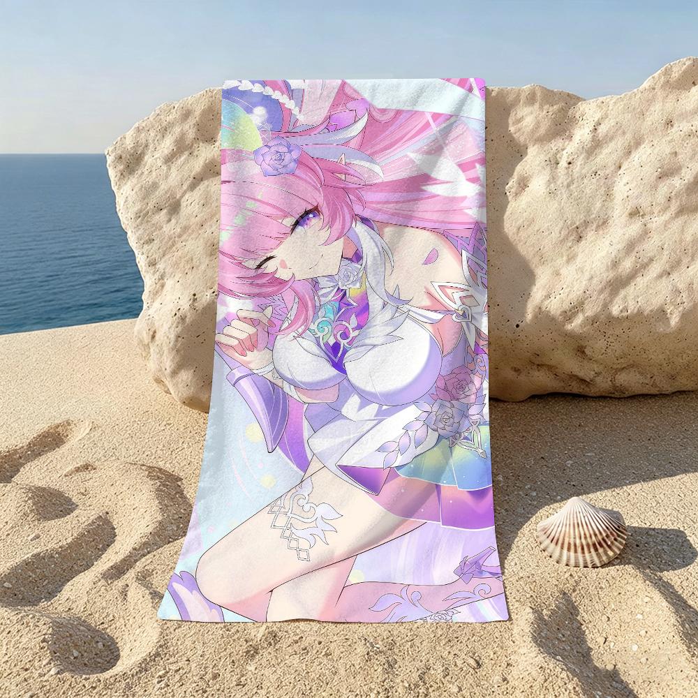 Video Game Honkai Star Cyrene Beach Towel For Beaches Yoga Studios Gyms Hot Springs Swimming Pools And Picnics