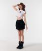 Kkuape Lace Cancan Mini Skirt_Black