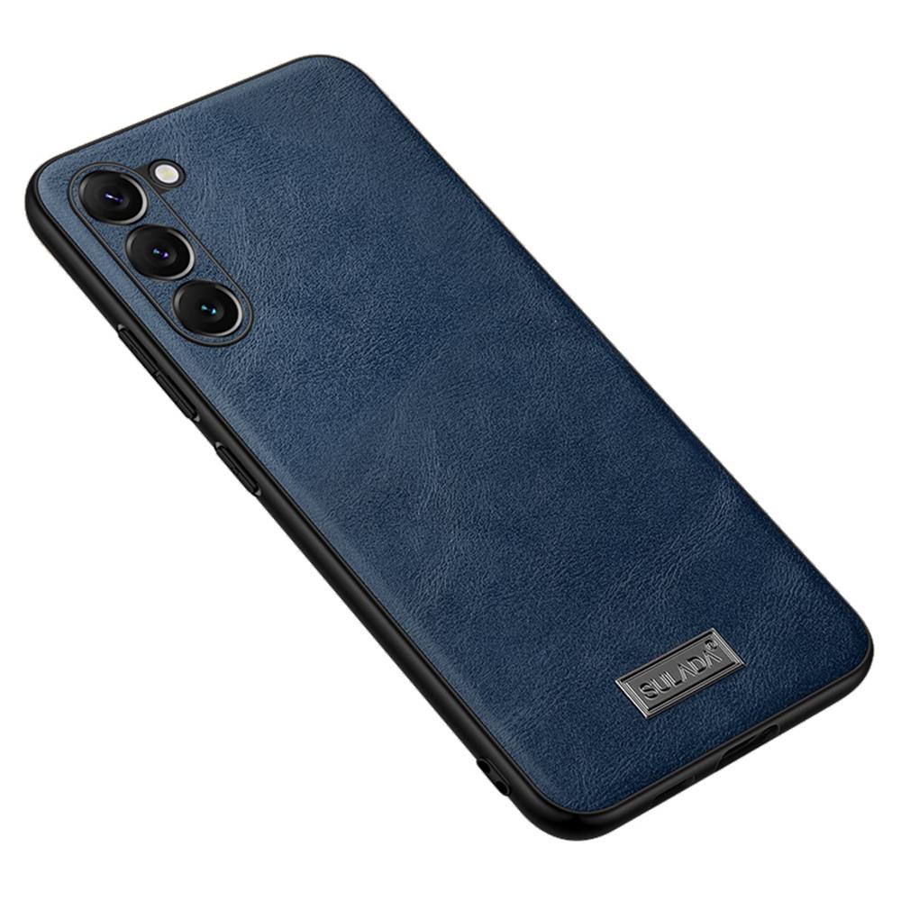 

SULADA For Samsung Galaxy S25+ Case PU Leather+TPU+PC Back Phone Cover Blue