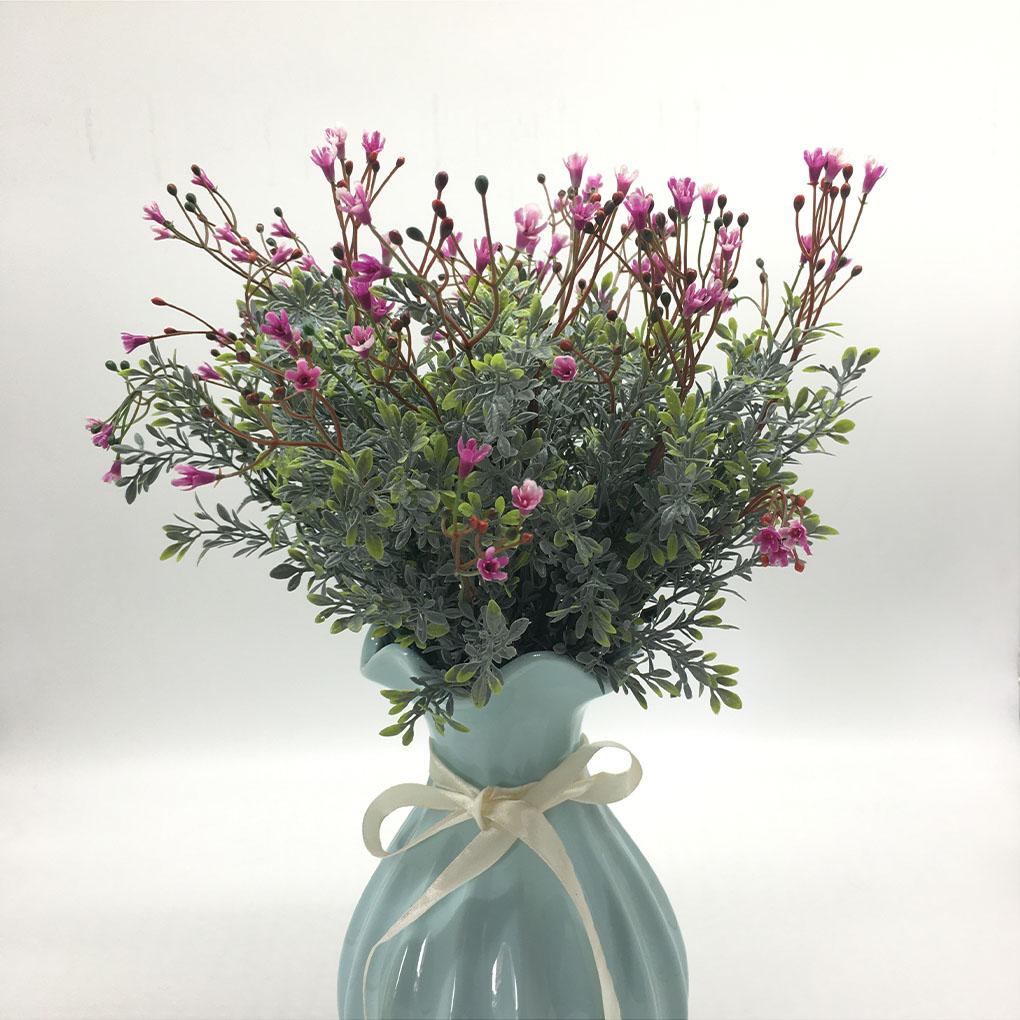 7-heads Baby's Breath Simulation Decor Home Office Plastic Flower Bouquet