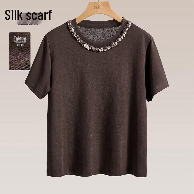 Cypresswood Women s Round Neck Short Sleeve T-Shirt S