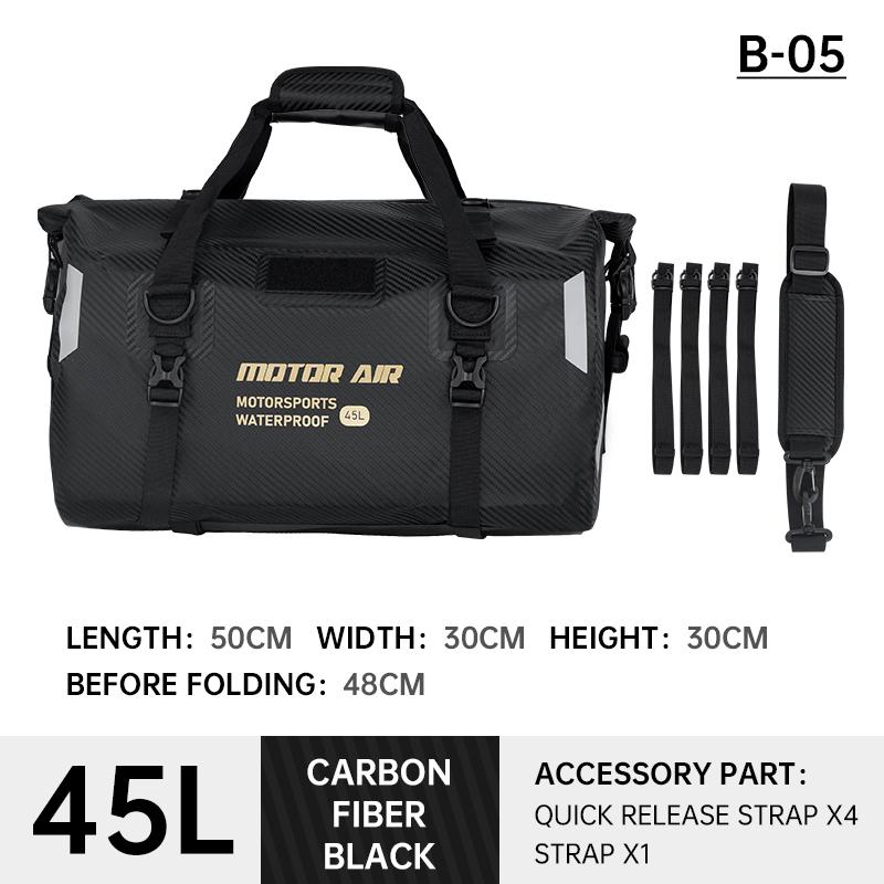 Motor Air 2025  Motorcycle Bag 45l/65l High-capacity Riding Rear Seat Pack Multifunctional Waterproof Outdoor Travel Gears