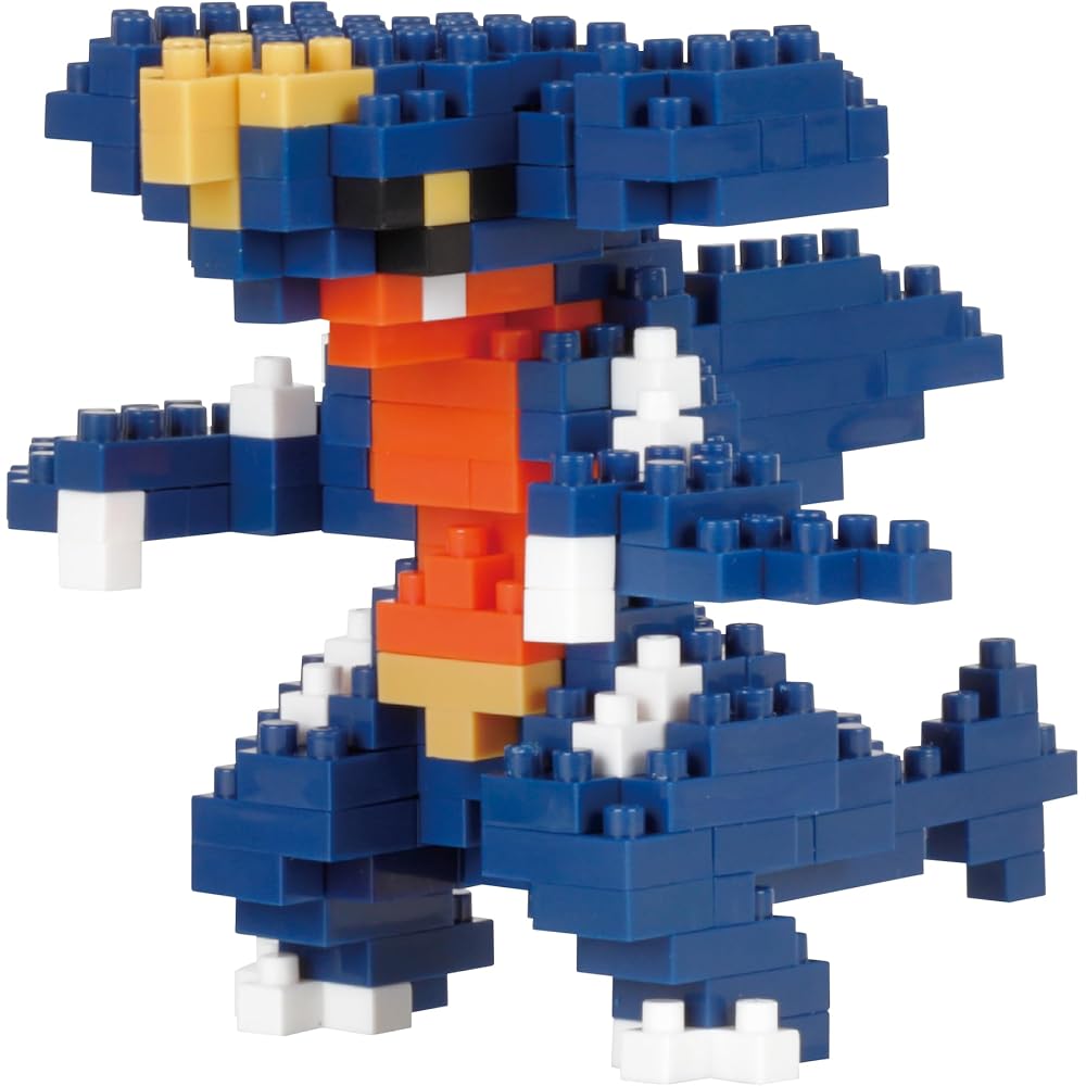 Kawada Nano Block Pocket Monster Garchomp Building Set Toy 150 Pieces