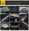 17-19 A4L Front Bumper Guard & Grille Protective Strip Sticker Set