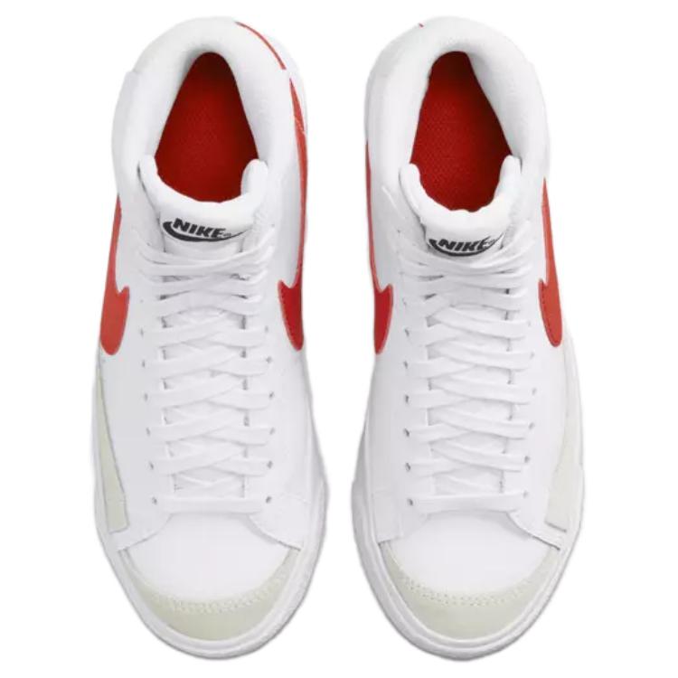 Nike Sneakers per Bambini Nike Blazer Mid 77 GS Bianco Rosso Piccante Cocco DA4086-110
