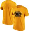 Boston Bruins NHL T-Shirt Tee Primary Logo Graphic Yellow Alternate- Unisex T-Shirt