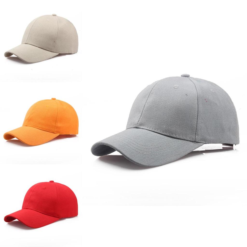 Unisex Adjustable Solid Canvas Baseball Cap Perfect For Outdoor Activities And Sports