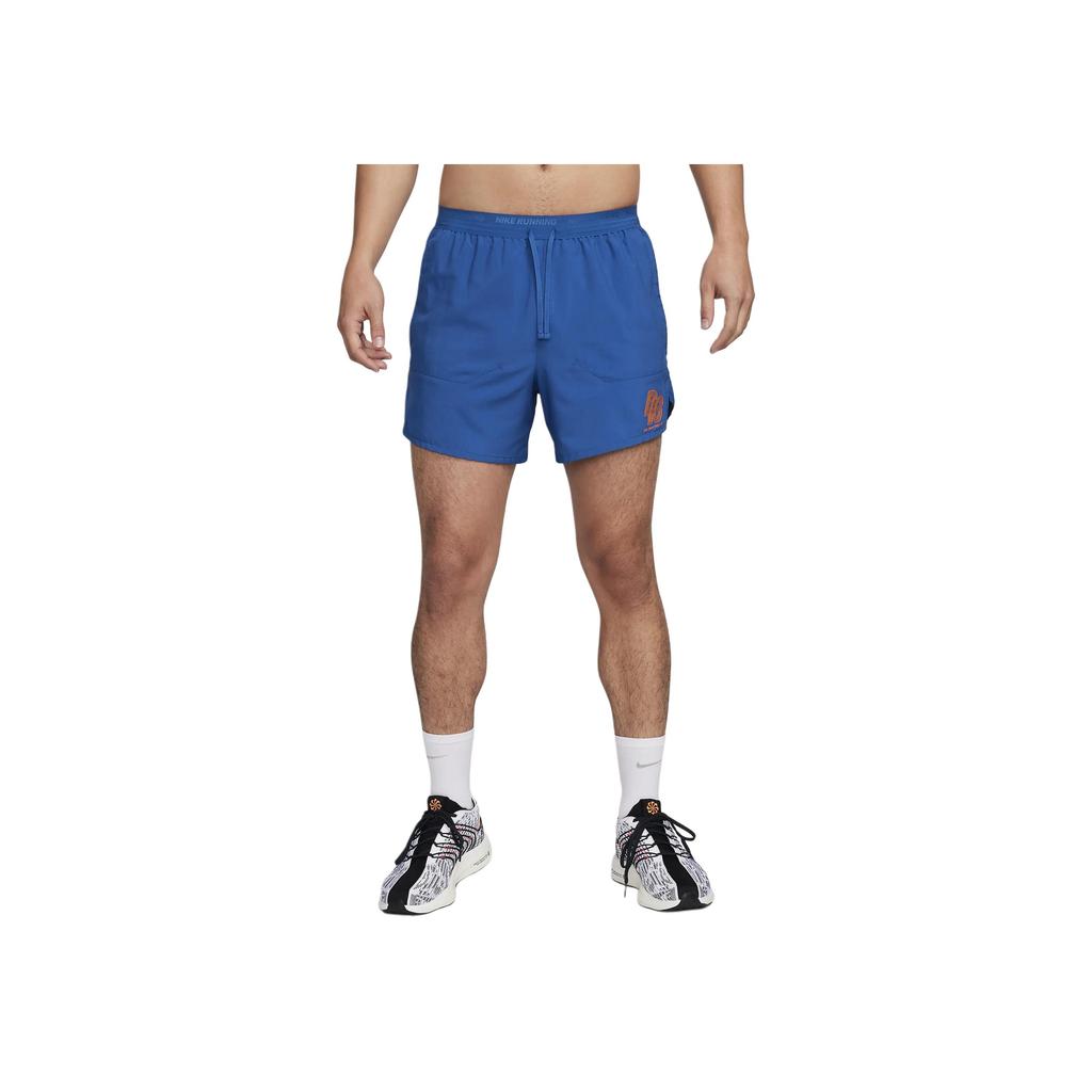 Nike Letter Lace Quick-Dry Lined Sports Shorts Men shorts Blue FN3302-476