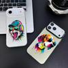 Cute Cat and Dog Phone Case For iPhone 17 16 15 14 13 12 11 Pro Max Air Matte Laser Aurora Shockproof Funda