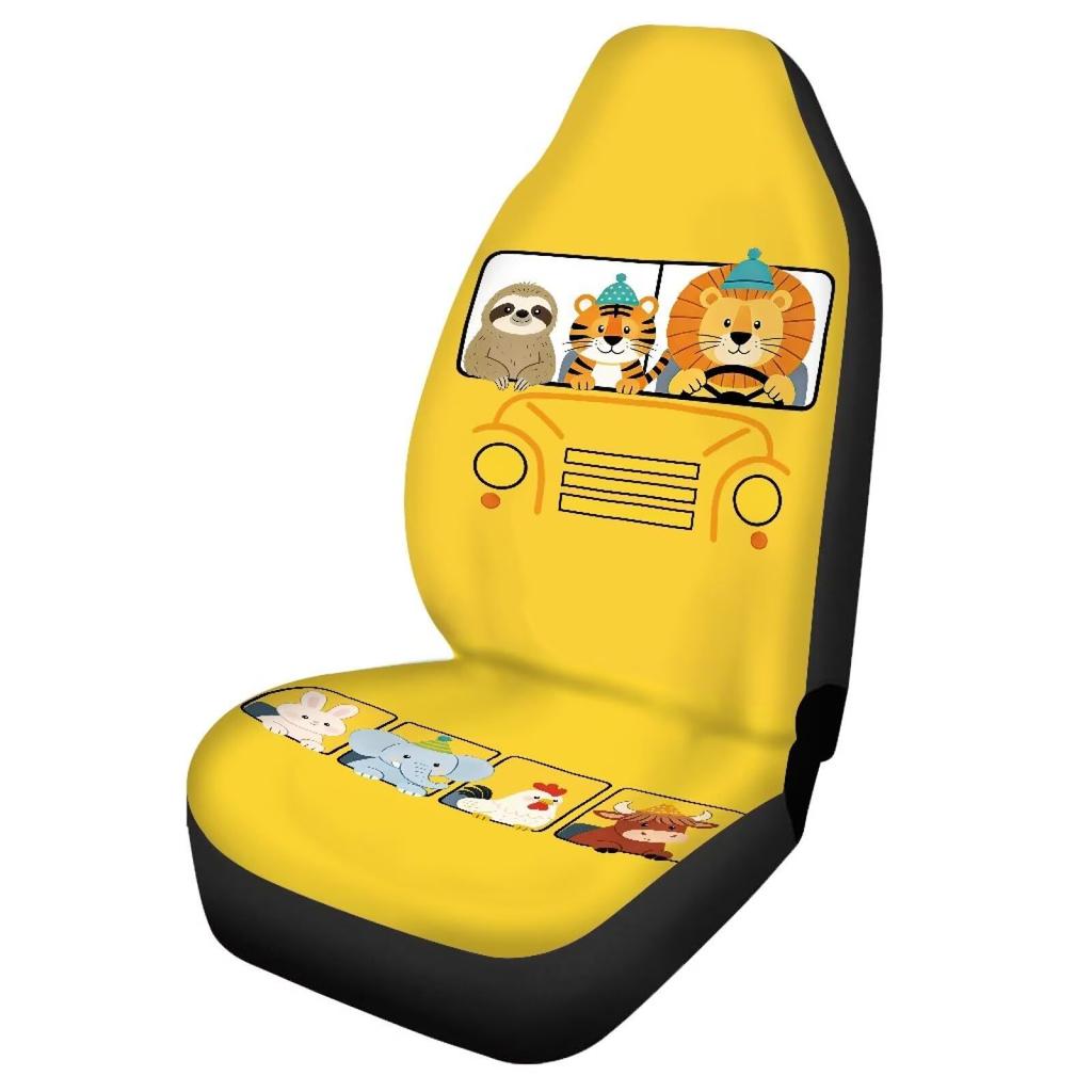 The Same Small Daisy Rainbow Pattern Car Seat Cover Car Seat Cover