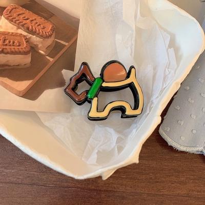 1pc Dopamine Dog Grip Clip for Women's New High-end Style Large Hair Clip, Shark Clip Headband At the Back of the Head