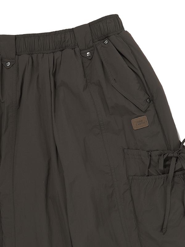 BBC EARTH W Primawarm String Pocket Pants_Charcoal