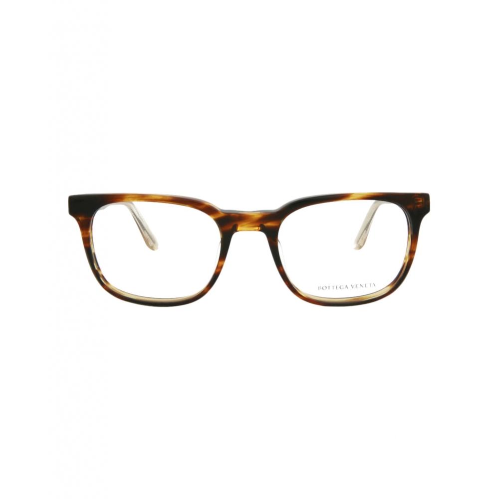 

Квадратные ацетатные оптические оправы Bottega Veneta цвета авана, желтые, прозрачные