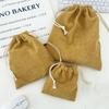 3pcs/set Solid Color Corduroy Drawstring Cosmetic Bags Gift Package Storage Bag Travel Cosmetic Lipstick Makeup Organizer Pouch