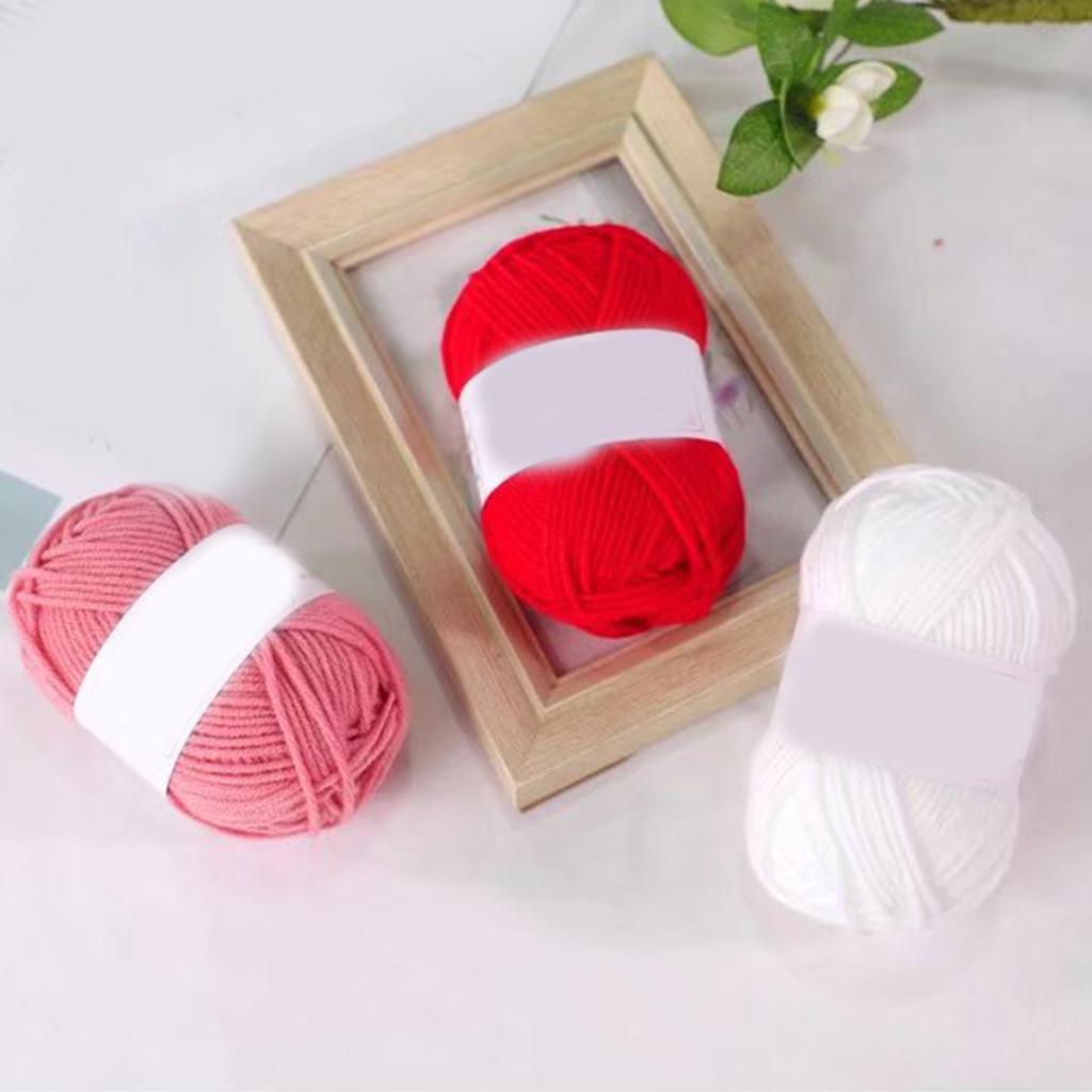 Gomitolo di Filato di Cotone per Lavoro a Maglia e Uncinetto a Mano Morbido Caldo e Versatile Spesso e Accogliente per Cappelli Guanti Sciarpe