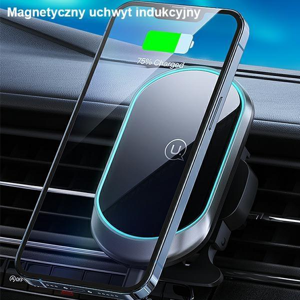 USAMS Magnetic Induction Holderwireless Charging 15W For Vent. Black Cd182Zj01 (Us-Cd182)