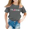 Toddler Girl Boy T-Shirts Kids Top Boys And Girls Printed Short Sleeved T-shirt 1-12Y Summ