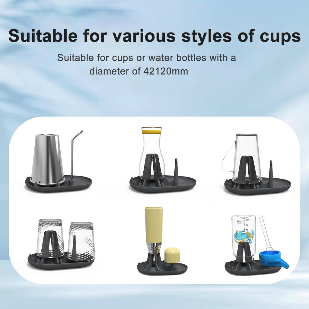 Silikonový kalíšek Excrete, Stojan na sušení, Multifunkční stojan na sušení, Příslušenství ke hrnkům, Příslušenství k stojanu na kelímky