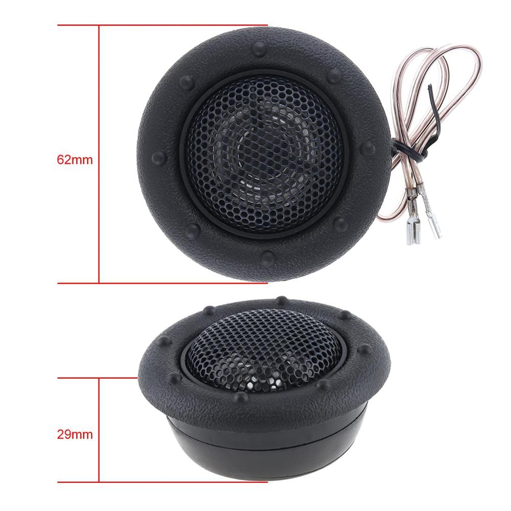 2Pcs Universal High Efficiency Mini Half-Dome Car Tweeter Speakers ...