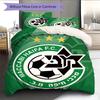 Maccabi Haifa Pattern Bedding Home Decoration Birthday Gift ( 1 duvet cover + 2 pillowcase, without core),fan merchandise.