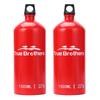 Contenitore per olio combustibile in alluminio da 1,5 litri, per gasolio liquido, per campeggio, escursioni, zaino in spalla