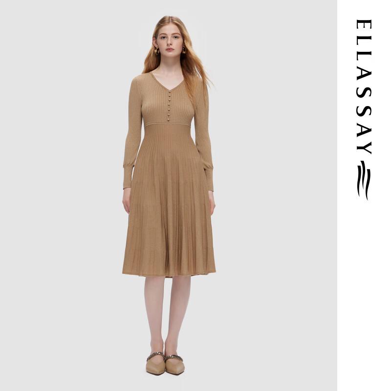 ELLASSAY Women's Elegant Knit Mid-length Dress EWD353M01100