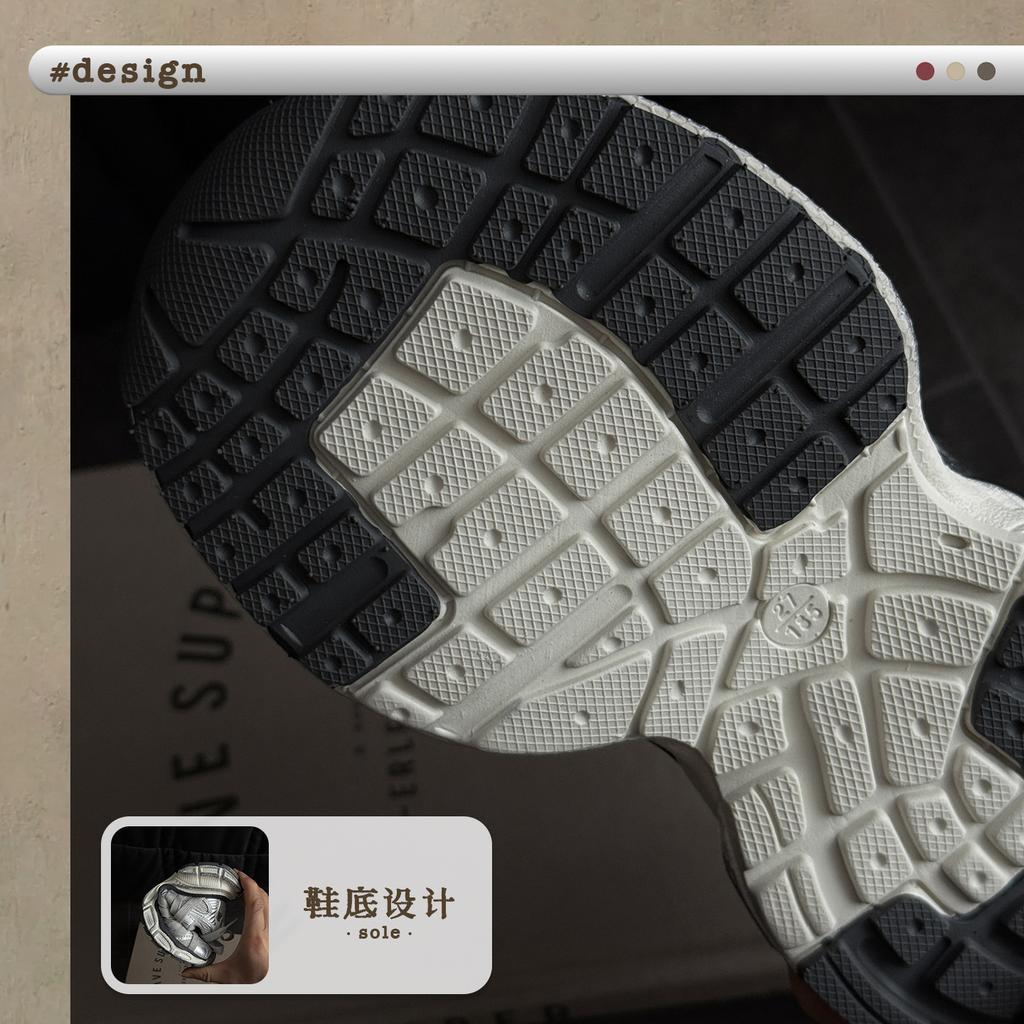 XSHX Paris Schwerindustrie Dirty Daddy Schuhe Herbst Doppelgurt Jungen und Mädchen Spinnennetz Riemen Jungen und Mädchen Klettverschluss Sport