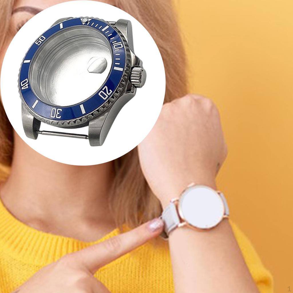 Watch Case Easy Installation Supplies Men Repairing Repair for NH36 Movement Green