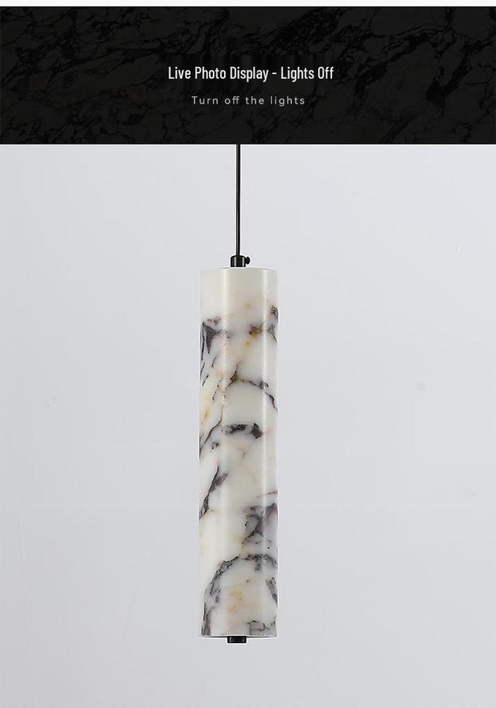 Lux Stone Headboard Ambient Pendant Light for Modern Spaces