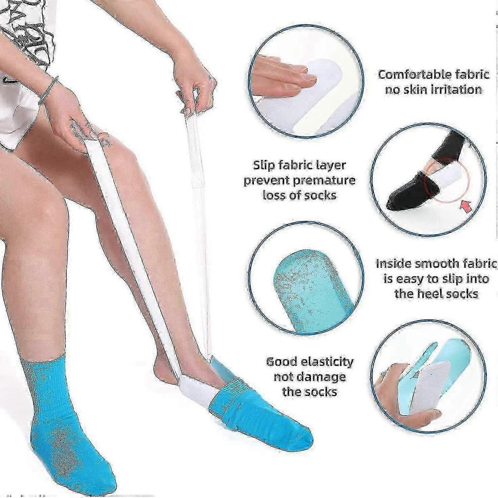 Socks Puller for Seniors, Pants Aid Tool for Elderly and Disabled