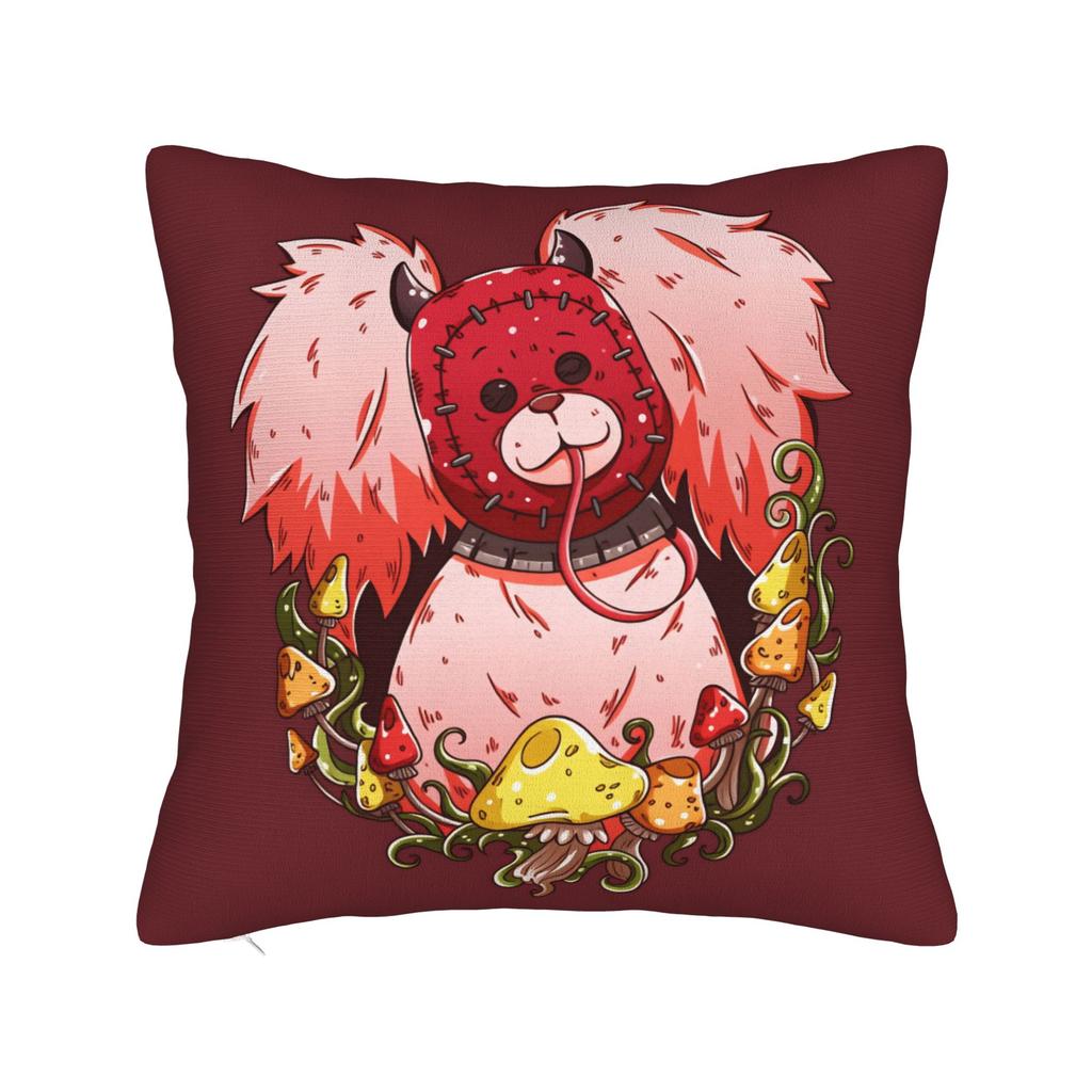 Dorohedoro Kikurage Character Pillowcases Kawaii Pillow Case For Living Room Chair Graphic Pillow Cover