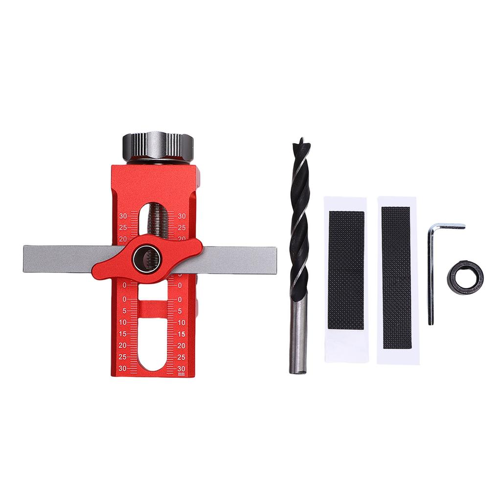 Cabinet Door Mounting Jig Aluminium Alloy Accurate Adjustable Height Cabinet Hinge Installation Positioning Tool
